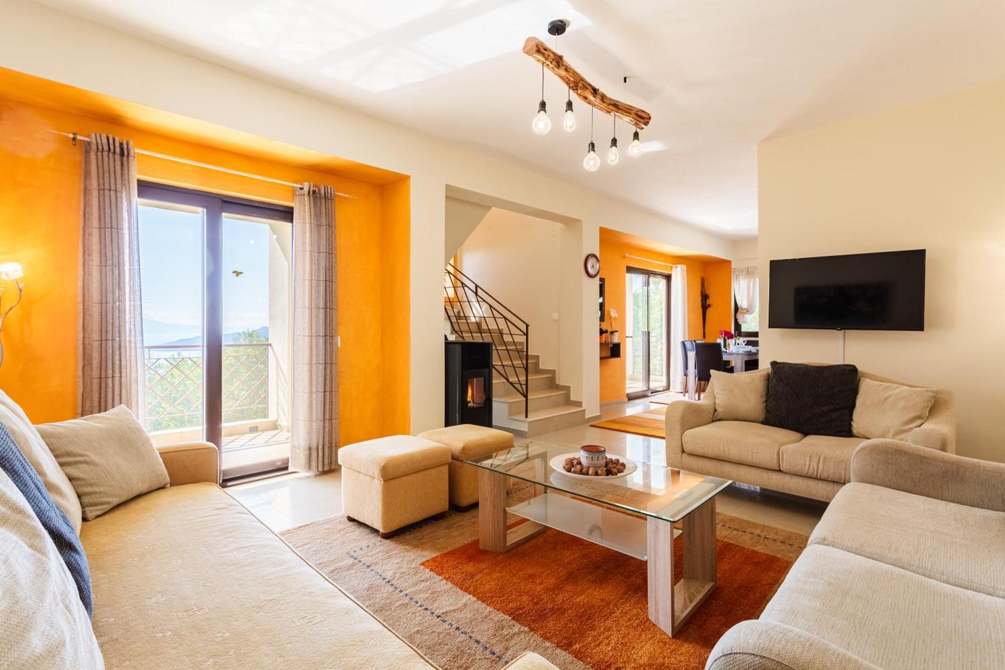 Villa Armonia, Sunset View And Relaxing Beach Vibe Proástion المظهر الخارجي الصورة