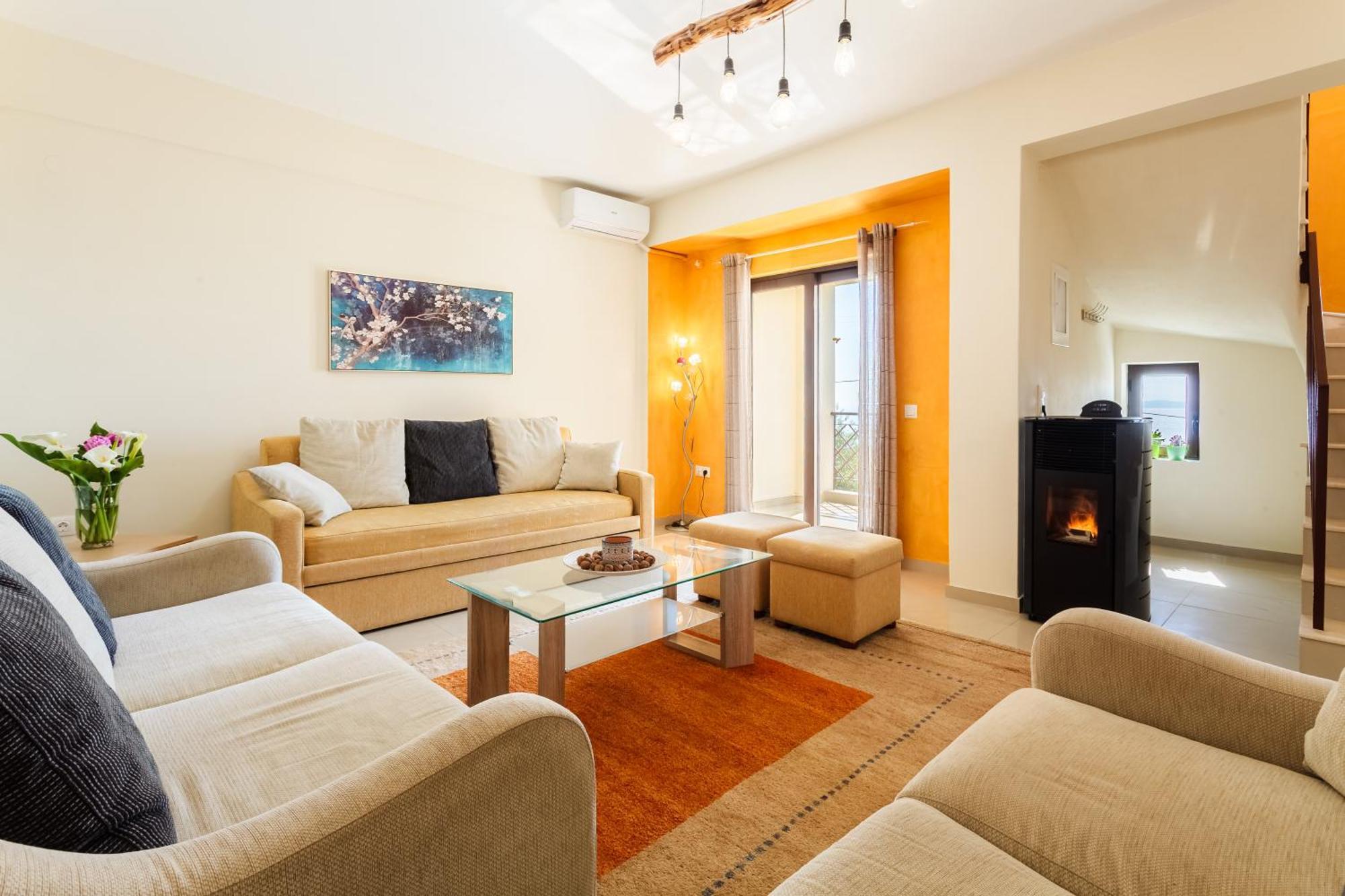 Villa Armonia, Sunset View And Relaxing Beach Vibe Proástion المظهر الخارجي الصورة